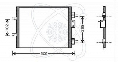 ELECTRO AUTO 30r0060 -  Конденсатор, кондиционер